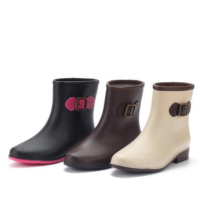 China Factory Direct Selling Waterproof PVC Rain Boots Women Half Rain Boots PVC Shoes Wholesale for sale