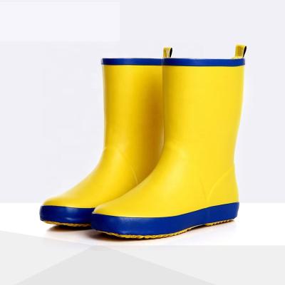 China Waterproof rain boots custom colorful fashion rubber boots women rainboots wellingtons comfortable rubber outdoor waterproof boot safety wholesale for sale