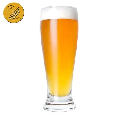 China Wholesale Custom Beer Glasses Handmade Beer Glass Factory Price Beer Glass 16oz Logo Hand Made Simple Style for sale