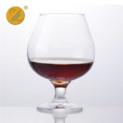 China Free Sample CLASSIC 500ml 16.6oz Glass Machine Made Cognac Brandy Set of 6 for sale