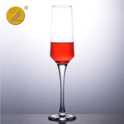 China CLASSIC Elegant tall long stem factory supply 240ml 8oz champagne glass for banquet for sale