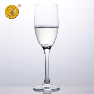 China Stock 6 Free Sample 140ml 4.6oz CLASSIC Machine Made Champagne Glass L15 Set Ready for sale