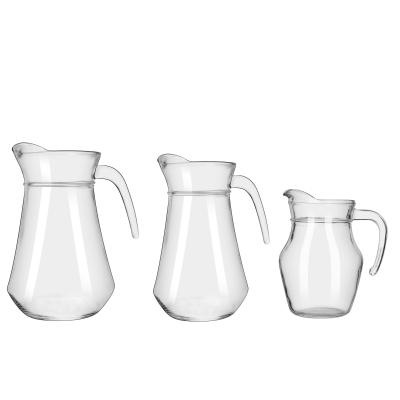 China Viable Transparent Glass Jug 1.3L Glass Water Jug Glassware for sale