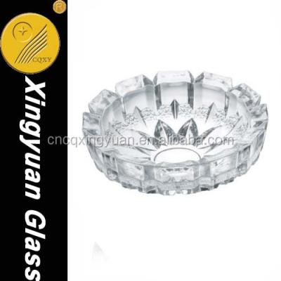 China China Customized Glass Ashtray / Round Glass Ashtray for sale