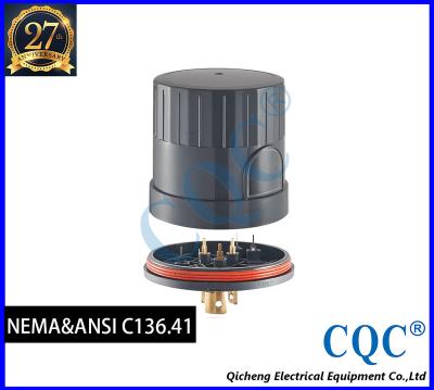 China Exterior Electronic Equipment NEMA ANSI C136.41 Dome Housing , Photocontrol Photocell Base for sale