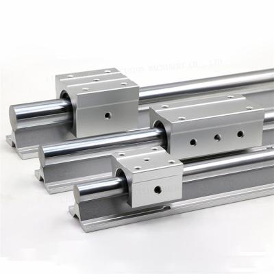 China Linear Block Bearing Rail SBR Series Aluminum Shaft Rails Linear Guide Rail Linear Block Bearing Linear Rail Trolley Bearings for sale