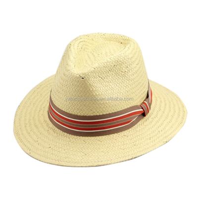 China Mens Vellum Straw Paper Felted Hat With Wide Brim Summer Hats Store Cheap Price for sale