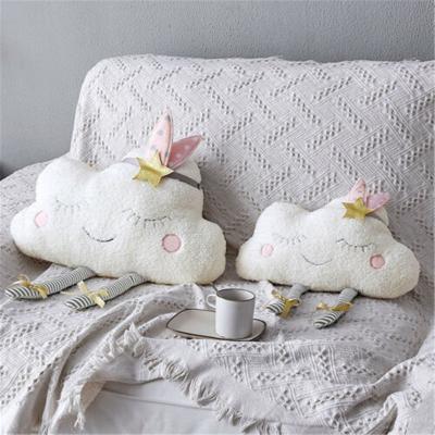 China New INS Sunday Boy Cushion Kawaii Cloud Lucky Cloud Plush Eco-Friendly Lucky Cloud Stuffed Plush Toys For Children Baby Kids Sit Girl Gift for sale