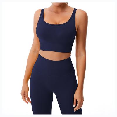 China 2023 New Sports Suit Gradient Stretch Breathable Seamless Waist Bra High Buttocks Yoga Set Lifting and Workout Sets Fitness Pants for sale