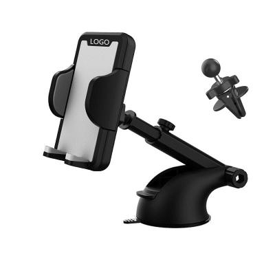 China Universal Adjustable Mobile Phone Holder For Car Phone Mount Dashboard Windshield Air Vent Long Arm Strong Sticky Suction for sale