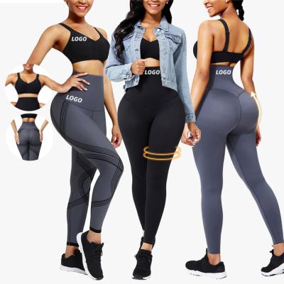 China Hot Sale 3D-Printed Antibacterial Explosion Sports Yoga Clothing Fitness Wear Leggings Yoga Set for sale