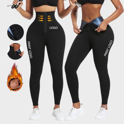 China High Quality Breathable Tummy Control Compression Butt Lift Gaiters Neoprene Waist Trainer Pants for sale