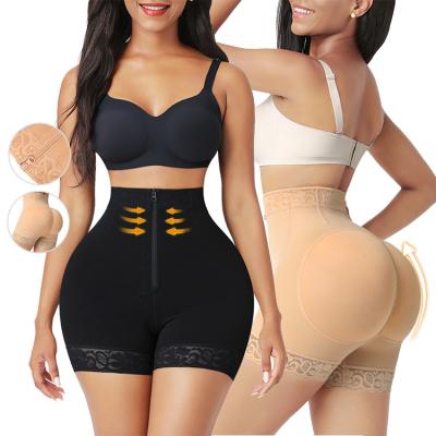 China Breathable New Arrival High Compression Padded Panties Tummy Control Shaper Women Shapewear Shorts for sale