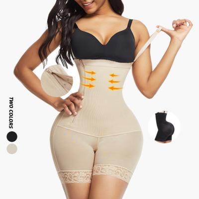 China Latest Antibacterial Design Soft Body Sculpting Women Seamless Full Body Slimming Shapewear Jumpsuit for sale