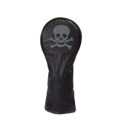 China Custom Leather Black Driver Headcover Golf 460CC Driver Cover Headcovers 460CC for sale