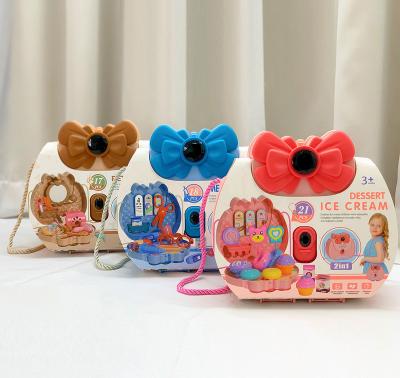 China HPD Intelligence Assembly Kids DIY Girls Educational Early Learning Beauty Sets Novelty Plastic Toys Makeup Purse 20.5*8*20cm for sale