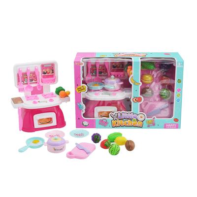 China Plastic Kitchen Plastic Shopping Toys Cooking Mini Toy Fruit Slicing Toys For Girls for sale