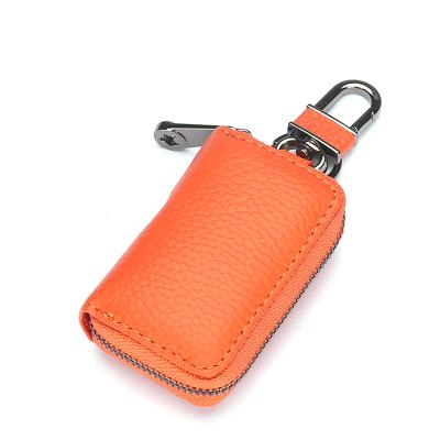 China Shock Proof Customized Genuine Leather Key Holder Car Key Case for sale