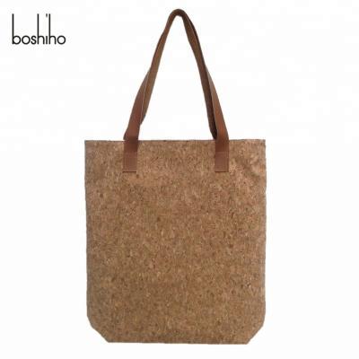 China New Unique Vegan NATIONAL Cork Leather Handbag from Boshiho Design Cork Bag for sale