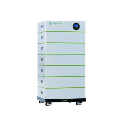 China Stackable Air Compressor 48V 51.2v Inverter Battery 10KWH 20KWH 30KWH 51.2V 100ah Solar Stackable LiFePO4 Energy Storage Battery for sale