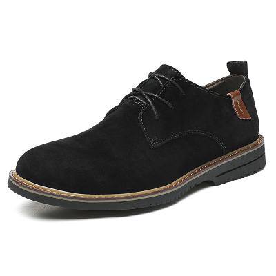 China 2021 light weight fashion men's stylish shoes and formal Italian oxford suede leather for men for sale