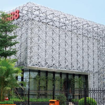 China Custom Farmhouse CNC Laser Cut Aluminum Screen Panels For Building Facade for sale