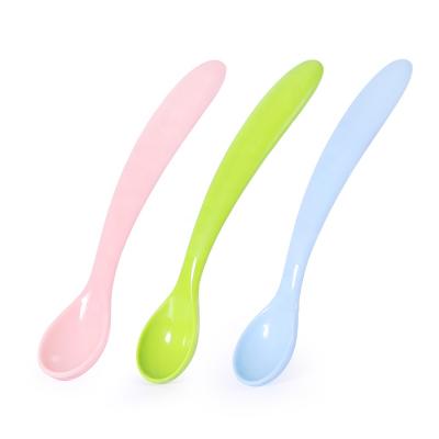 China High Quality Hot Selling BPA Free BPA Free Kids Amazon First Feeding Silicone Baby Training Spoon for sale