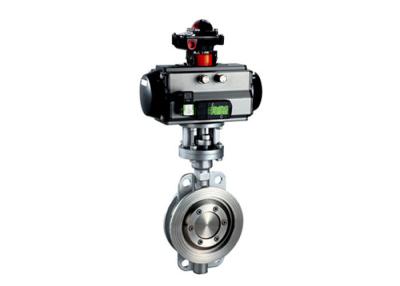 China BGTWSYD Modulating Wafer Three Eccentric Pneumatic Butterfly Valve for sale