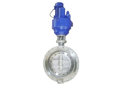 China Economical ZAJWSY Flange Three Eccentric Electric Butterfly Valve for sale