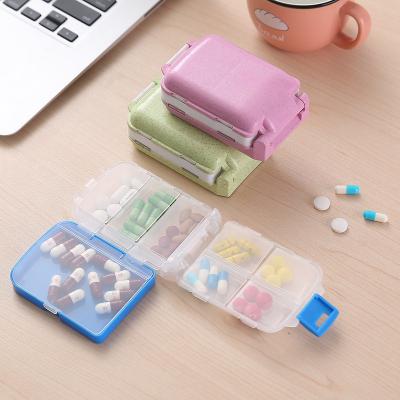 China Sustainable Layer Eight Lattice Three Small Medicine Storage Box for sale