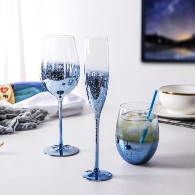 China Luxury crystal wine glass, creative champagne, Halloween crystal cup set cup wine glass cup for sale