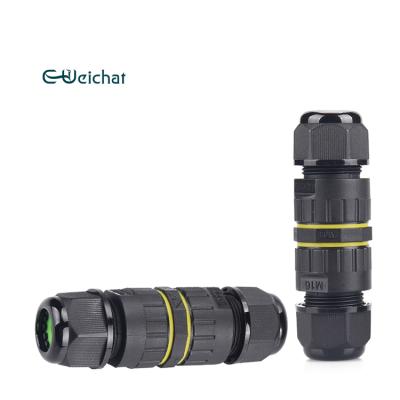 China Comp. elect. ; Outdoor LED Lighting Outdoor Golden Supplier and Lighting Use M16 IP68 Waterproof Power Connector for sale