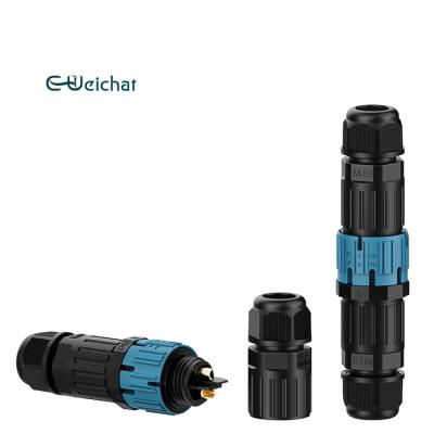 China IP68 Electrical Customizable Waterproof Wire Plug Electrical Socket Waterproof Male Female Connector for sale