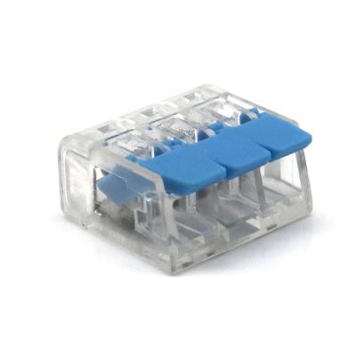 China Lighting Connectors Replace Screwless 221 221 Patent Terminal Block Connectors Manufacturer Cheaper Price for sale