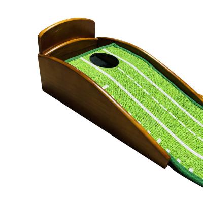 China Sustainable Hot Sale Folded Customized True Roll Surface Indoor Golf Practice Putting Mat Indoor Golf for sale