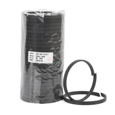 China Tamanho 120 máquina escavadora Hydraulic Piston Rings do preto de 112 9,7 KZT para o jogo do selo do cilindro à venda