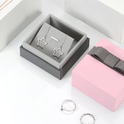 China Wholesale Elegant Custom Design Jewelry Set Packaging Box Jewelry Box With Logo for sale