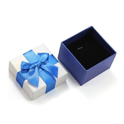 China Small gift paper handmade jewelry gift box, ring box, necklace box paper gift packaging boxes for sale