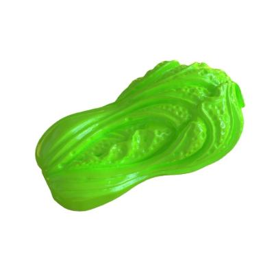 China Viable Cabbage Rubber Dog Toy Dog Vocalization Toy Ball Bite Dog Molar Training Toy Manufacturer for sale