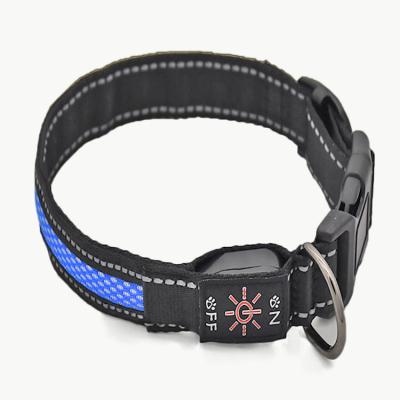 China Viable Hot Sale Multicolor Flashing Glow In The Dark Dog Leash Led Usb Dog Collar for sale