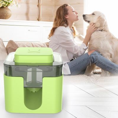 China Automatic Slow Feeder Pet Feeder Amusement Pet Catapult Square Slow Press and Leakage Feeding Utensils for sale