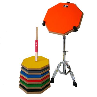 China Hot Selling Best Price Drum Stand Mute Stand Adjustable Lift Custom Set Practice Pad with Stand and Bag for sale