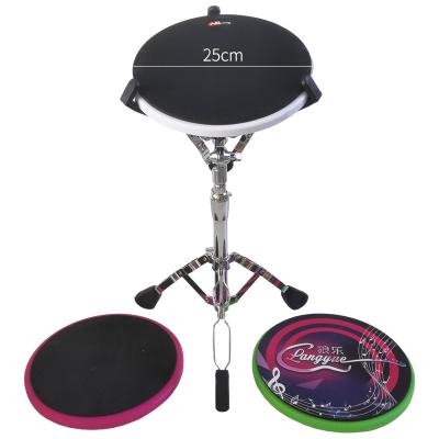 China Great Practice Drum Kit 2022 Innovative Products Drum Standard Round Drum Mute Rack Set With Stand And Bag for sale