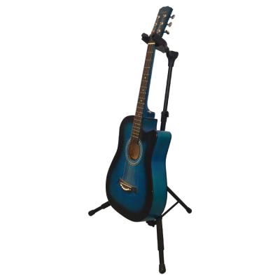 China Custom Multi Foldable Custom EPP Storage Wholesale Price Metal Folding Running Gravity Lock Guitar Stand for sale