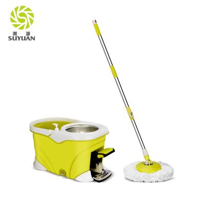 China Easy Mop And Foot Rotation Sustainable Portable Pedal 360 Spinning Easy Go Mop High Rotation Dehydration for sale