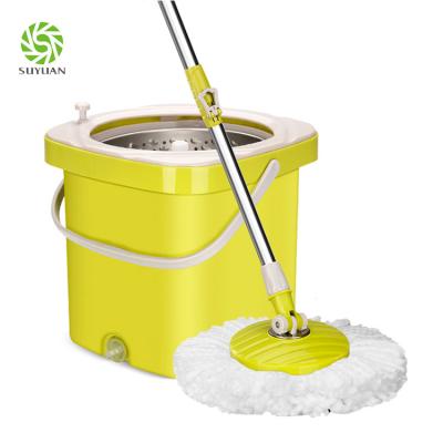 China Newest and Hottest Selling Sustainable Easy Life Washable Crofton Mop Crofton Steam Cotton 360 Rotating Mop and Bucket Set for sale