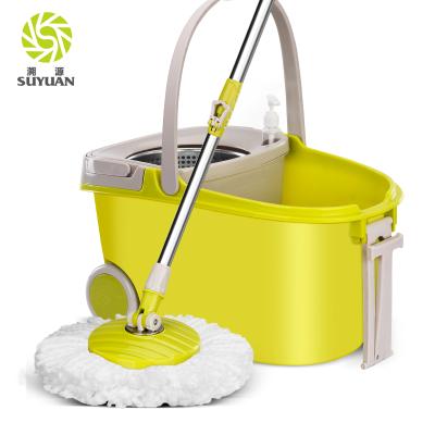 China 2020 Sustainable Hot Selling Maintenance Product 360 Degree Magic Broom With Wheel And Tub Broom for sale