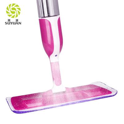 China Sustainable Easy Life Super Telescopic Microfiber Double Folding Spray Flat Spray Mop for sale