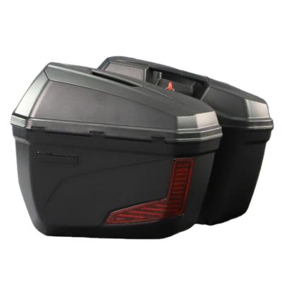 China ABS Plastic 23Liters Motorcycle Side Box Side Case Tail Box Saddle Box With Super Quality for sale