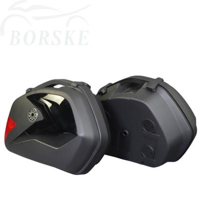 China ABS BSK-M06113 34L Motorcycle Side Side Box Handle ABS Small Motorcycle Box Hard Box for sale